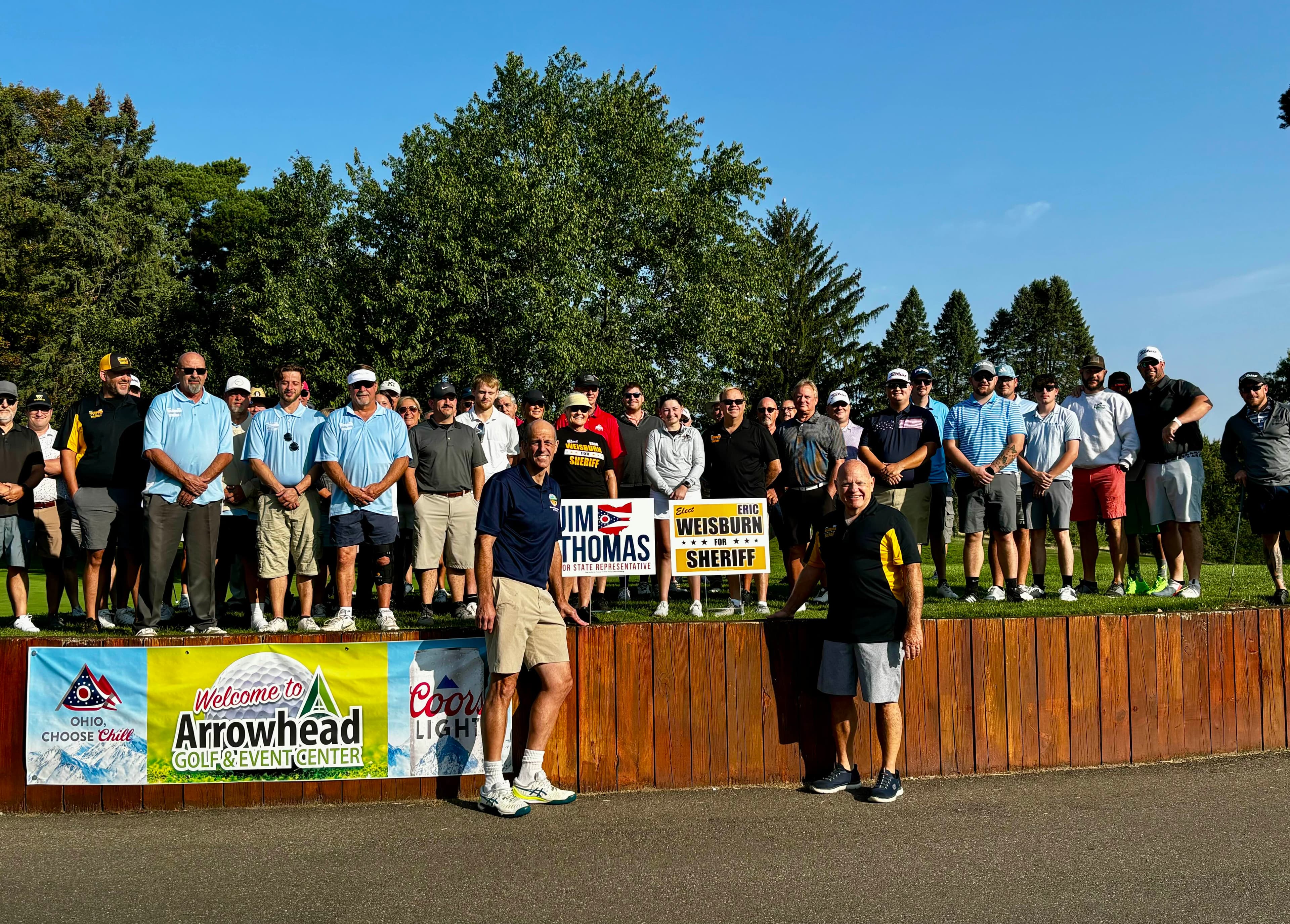 Golf outing group photo
